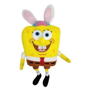 SpongeBob Squarepants Stuffed Plush Easter‎ Bunny Ears 2004